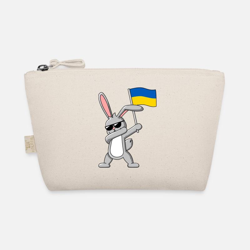 Dabbing Rabbit avec le drapeau de l’Ukraine Trousse biologique