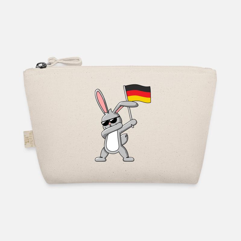 Dabbing Rabbit avec le drapeau allemand Trousse biologique