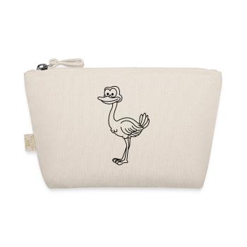 Strauss Comic Animal - Organic Pouch - nature - Front