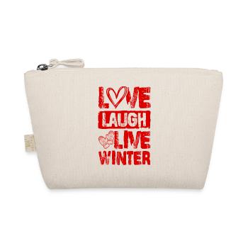 Love Live Winter - Bio-Täschchen - Natur - Vorne