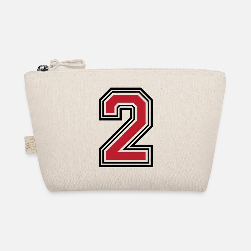 2 Zahl symbol Bio-Täschchen