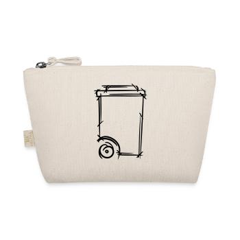 Garbage can drawing. Dustman. Garbage collection. - Organic Pouch - nature - Front
