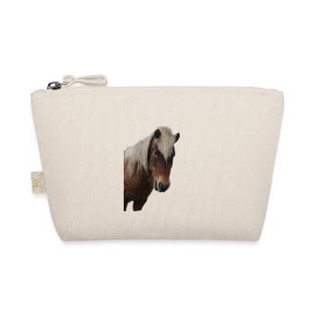 Chevaux T-shirt Cadeau Cavalier - Trousse biologique - nature - Devant