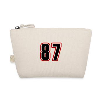 87 Number Symbol - Organic Pouch - nature - Front