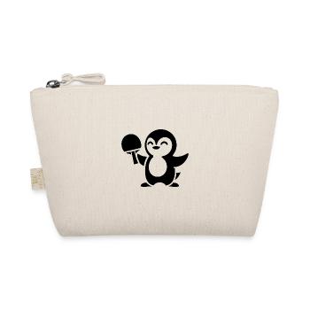 Silhouette de ping-pong pingouin minimaliste - Trousse biologique - nature - Devant