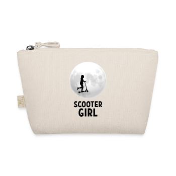 Scooter girl sports hobby gift - Organic Pouch - nature - Front