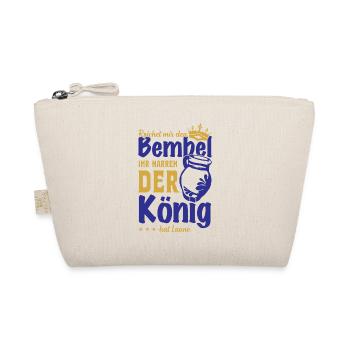 König Äppelwoi Apfelwein Hessen Hessisch Babbel - Bio-Täschchen - Natur - Vorne