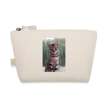 Cat cat sweet kitten - Organic Pouch - nature - Front