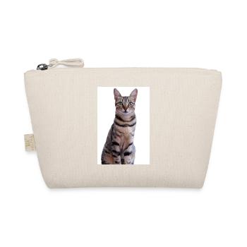 Cat Kitten - Organic Pouch - nature - Front
