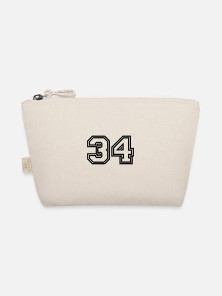 34 number symbol - Organic Pouch - nature - Front