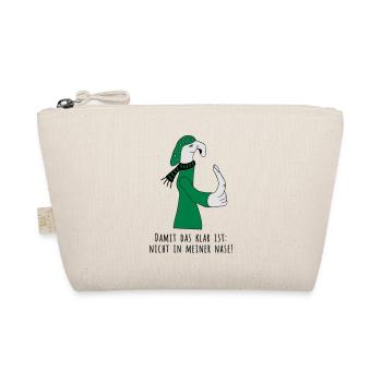 C'est clair: pas dans mon nez! - Trousse biologique - nature - Devant