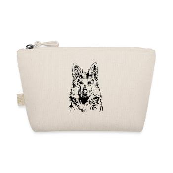 WHITE SWISS SHEPHERD Krone Wilsigns Dogs - Organic Pouch - nature - Front