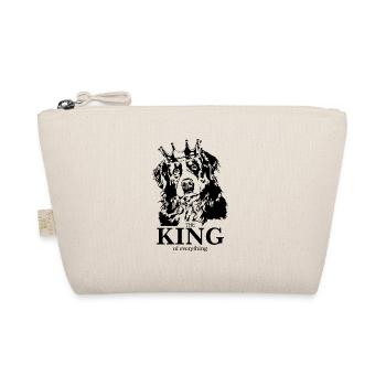 BERNESE MOUNTAIN DOG King dog saying dogs Wilsigns - Organic Pouch - nature - Front