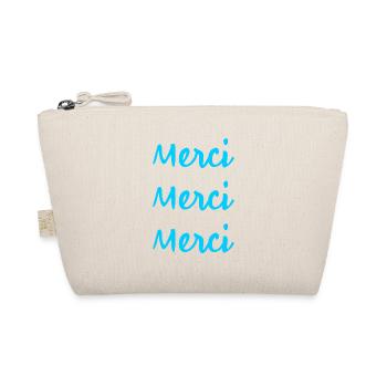 MERCI. THANKS. THANK YOU. ANNIVERSAIRE. NAISSANCE. - Trousse biologique - nature - Devant