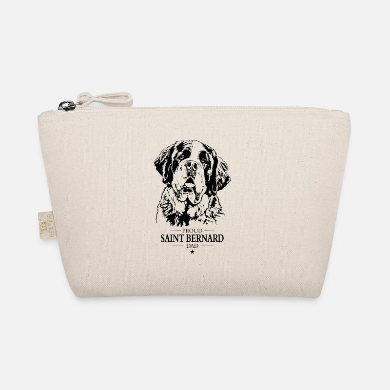 Saint Bernard Dad Hunde Hund Bernhardiner Wilsigns Bio-Täschchen