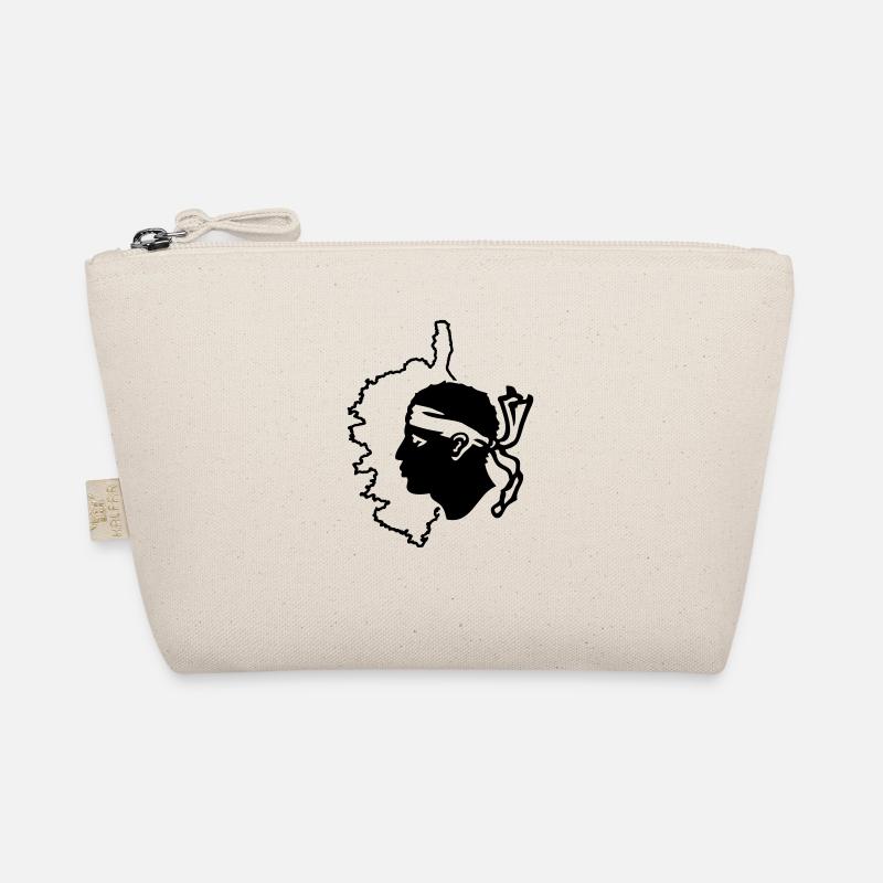 Corsica map and flag Organic Pouch