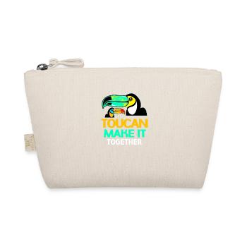 Toucan Gift Jungle Tropical Birds Beak - Organic Pouch - nature - Front