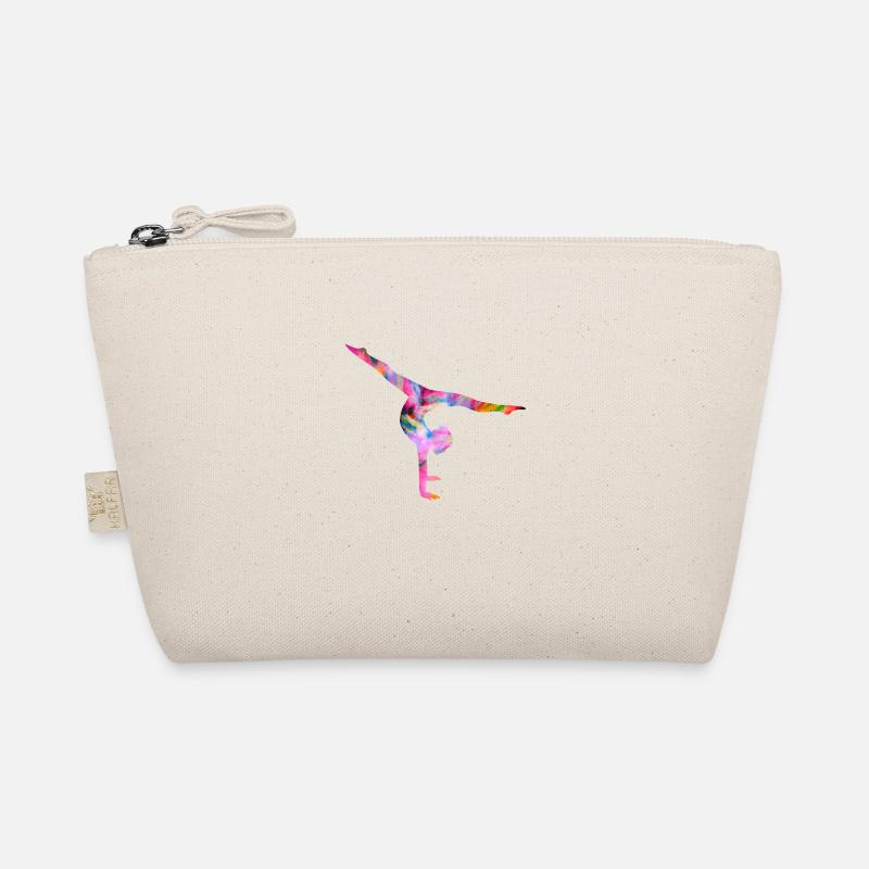 Turnen Handstand bunt Bio-Täschchen