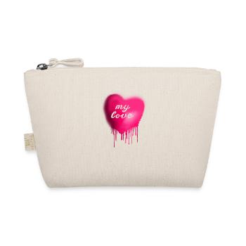 mon amour, amour, cœur, graffiti, rose, sprayart, amour - Trousse biologique - nature - Devant