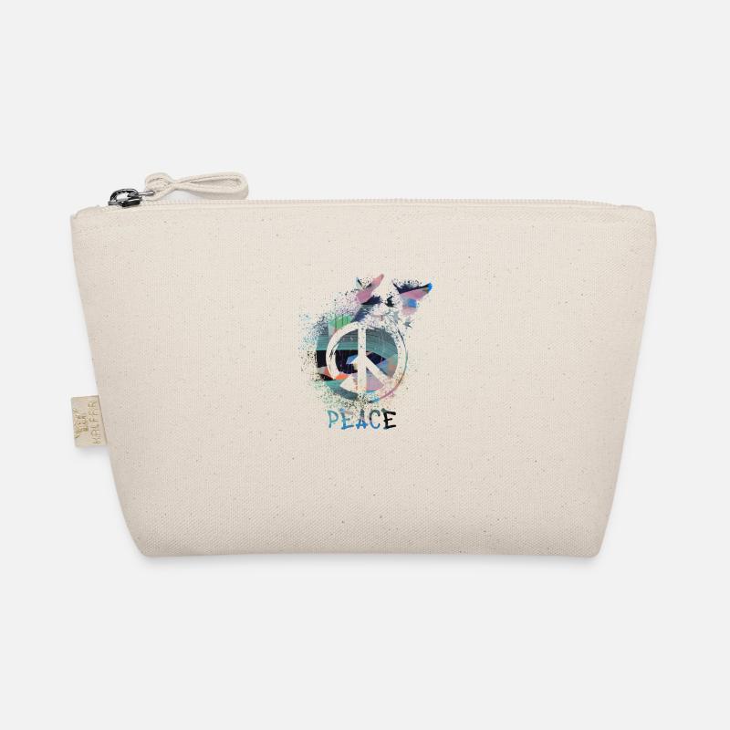 peace ,graffiti, peace, flag, peace, deaf Organic Pouch