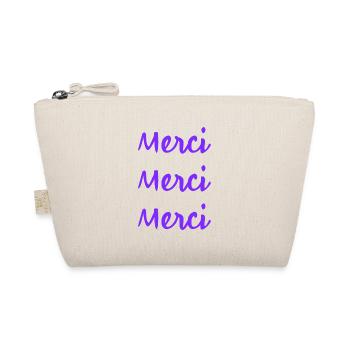 MERCI. THANKS. THANK YOU. ANNIVERSAIRE. NAISSANCE. - Trousse biologique - nature - Devant