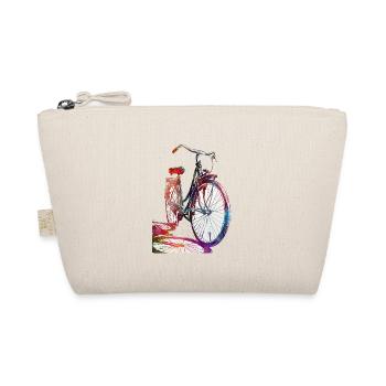 Cycling #cycling #sport #bike - Organic Pouch - nature - Front