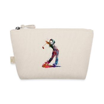 Golf player sport #golf #sport - Organic Pouch - nature - Front