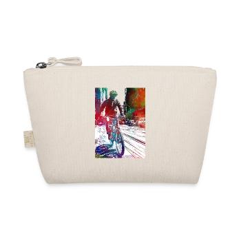 Cycling #cycling #sport #bike - Organic Pouch - nature - Front