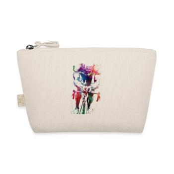 Cycling #cycling #sport #bike - Organic Pouch - nature - Front