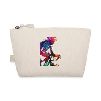 Cycling #cycling #sport #bike - Organic Pouch - nature - Front