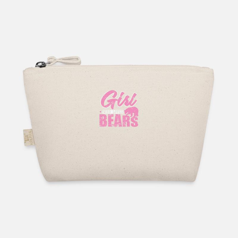 Fille qui aime les ours animaux de la forêt Trousse biologique