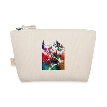 Cycling #cycling #sport #bike - Organic Pouch - nature - Front