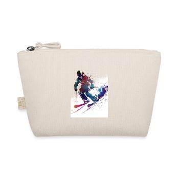 Ski sport art #ski #sport - Organic Pouch - nature - Front
