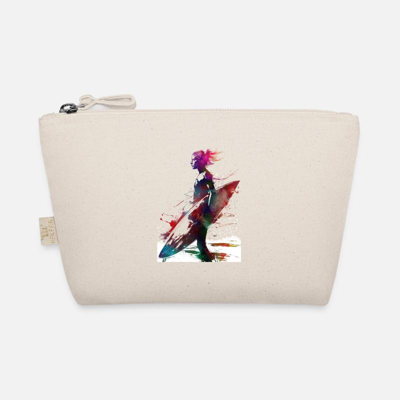 Surfer Sport Kunst #surfer #sport - Bio-Täschchen - Natur