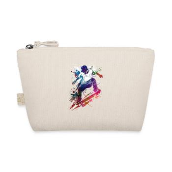 Skateboard Sport Kunst #skate #skateboard #sport - Bio-Täschchen - Natur - Vorne