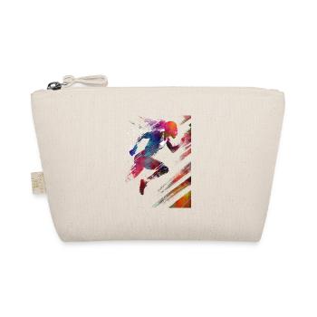 Läufer Sport Kunst #runner #sport #jogging - Bio-Täschchen - Natur - Vorne