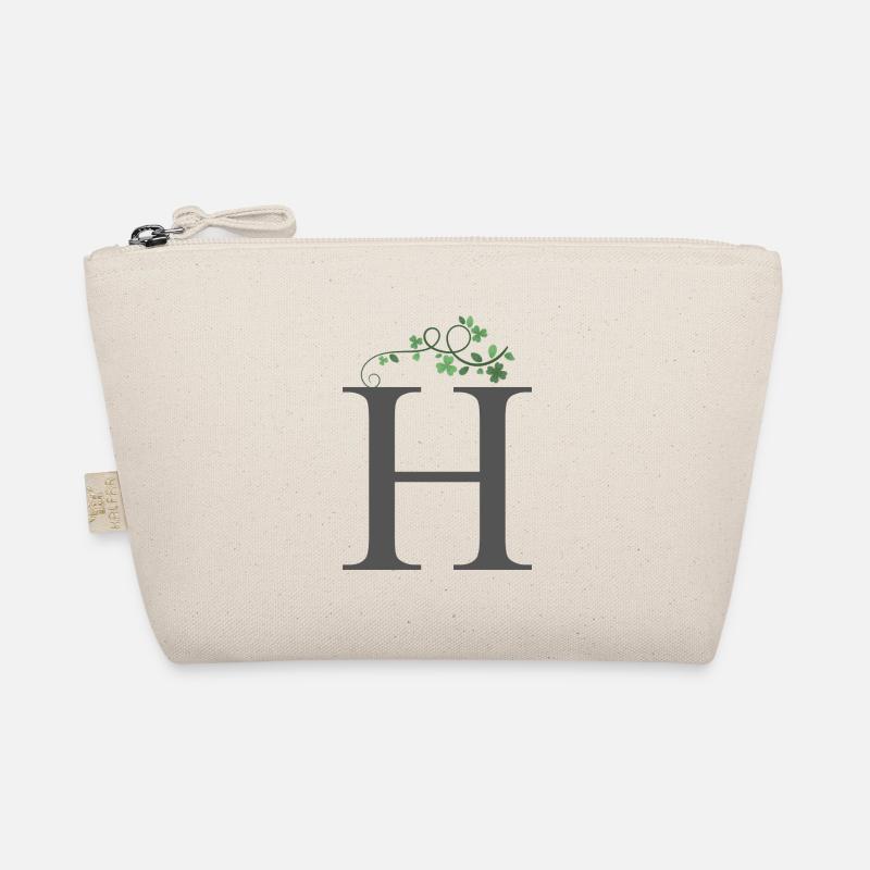 H with shamrocks Organic Pouch