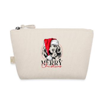 Santa KOOIKERHONDJE Joyeux Noël Chiens Wilsigns - Trousse biologique - nature - Devant