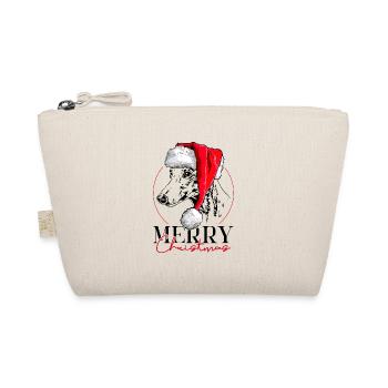 Père Noël WHIPPET Chien Joyeux Noël Chiens Wilsigns - Trousse biologique - nature - Devant