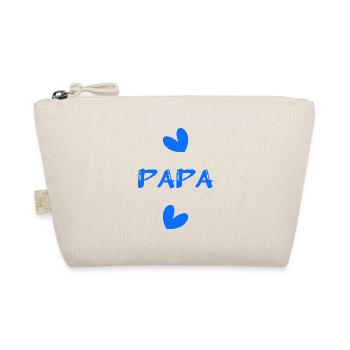 ALLES GUTE ZUM GEBURTSTAG, PAPA. PAPA. VATERTAG. FEST. HERZ - Bio-Täschchen - Natur - Vorne