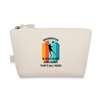Badminton Badminton Badminton Player Chocolat - Trousse biologique - nature - Devant