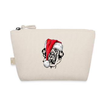 Santa English Mastiff Weihnachten Hunde Wilsigns - Bio-Täschchen - Natur - Vorne