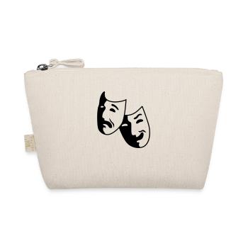 Theater - Maske - Schauspieler - Bio-Täschchen - Natur - Vorne