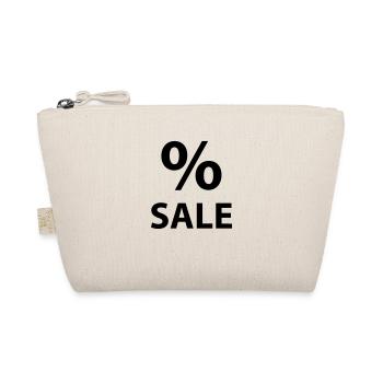 Sale – % Ausverkauf - Bio-Täschchen - Natur - Vorne