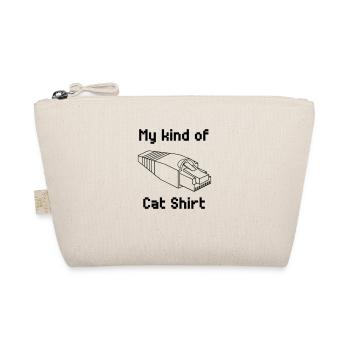 my kind of cat shirt - Bio-Täschchen - Natur - Vorne
