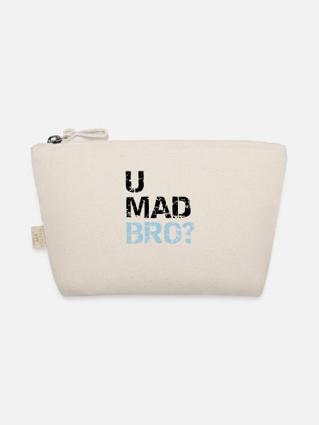 u mad bro? - Bio-Täschchen - Natur - Vorne
