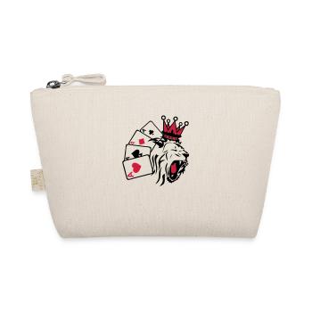 king king poker lion1 - Organic Pouch - nature - Front
