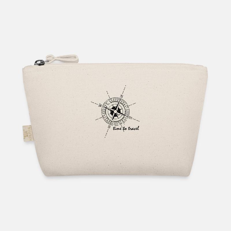 Compas time to travel noir - Trousse biologique - nature