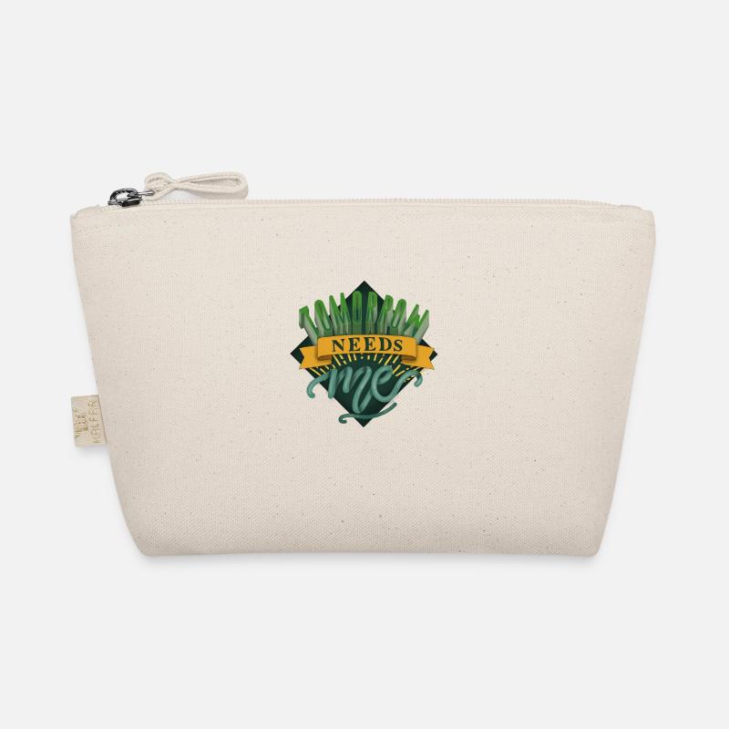 tomorrow needs me, superhero, self-esteem - Organic Pouch - nature