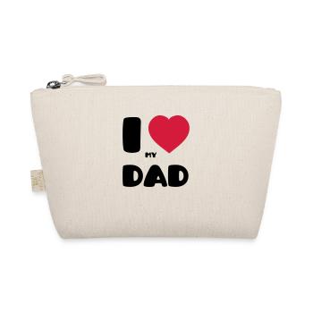 I Love my Dad - Organic Pouch - nature - Front
